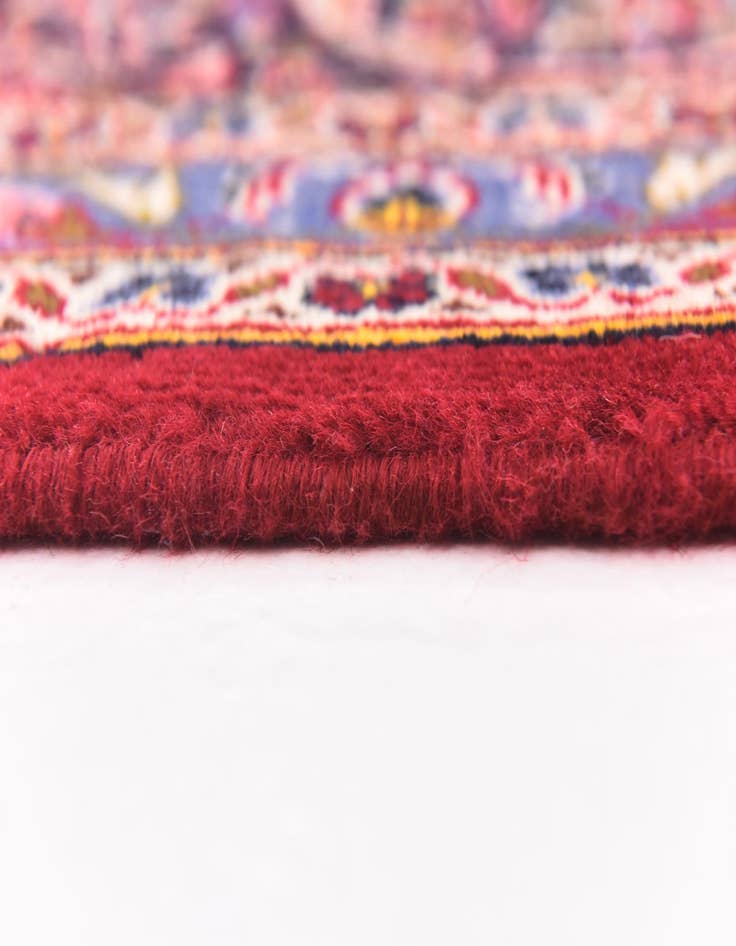 Detail image of  9' 8 x 13'  Hand Knotted Kashan Persian Wool Rug