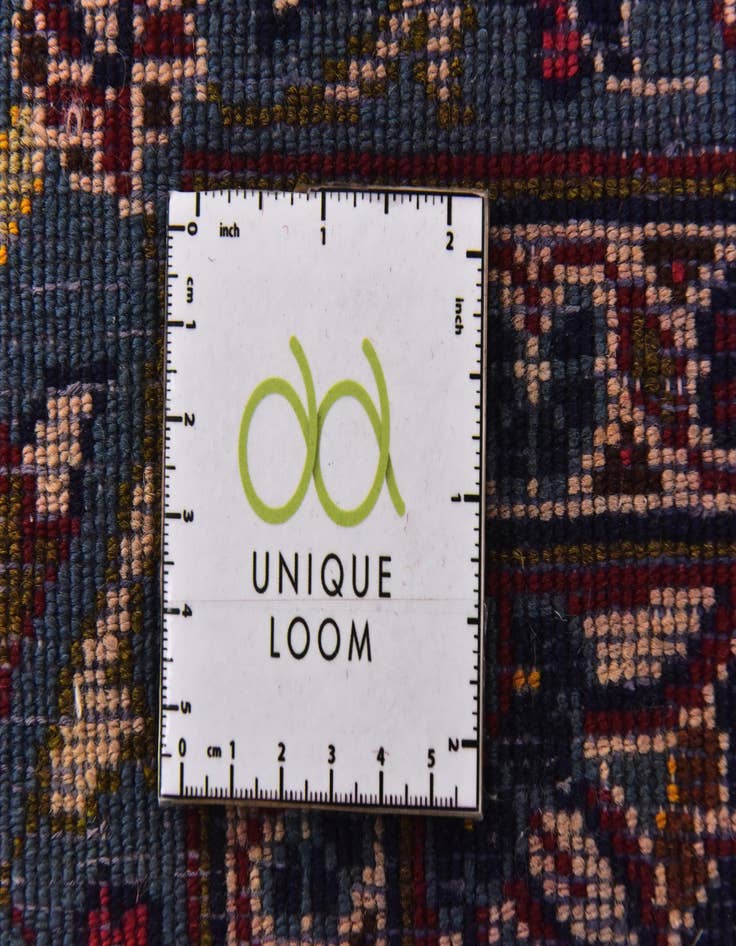 Detail image of  9' 9 x 13'  Hand Knotted Kashan Persian Wool Rug