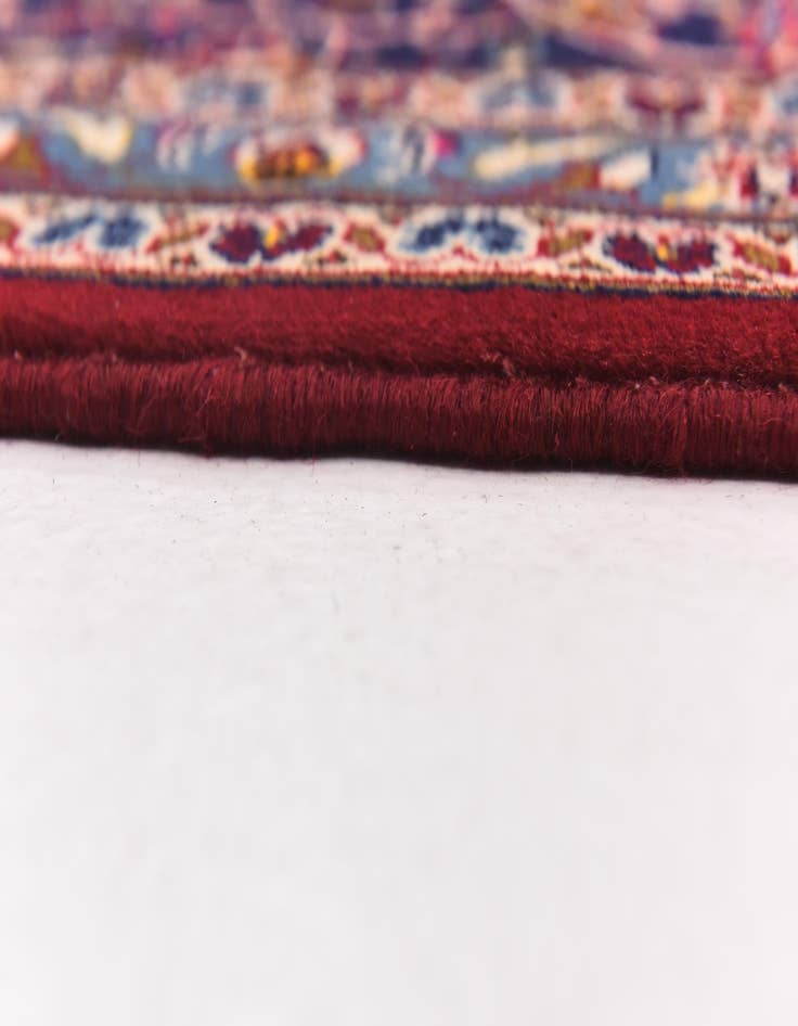 Detail image of  9' 9 x 13'  Hand Knotted Kashan Persian Wool Rug