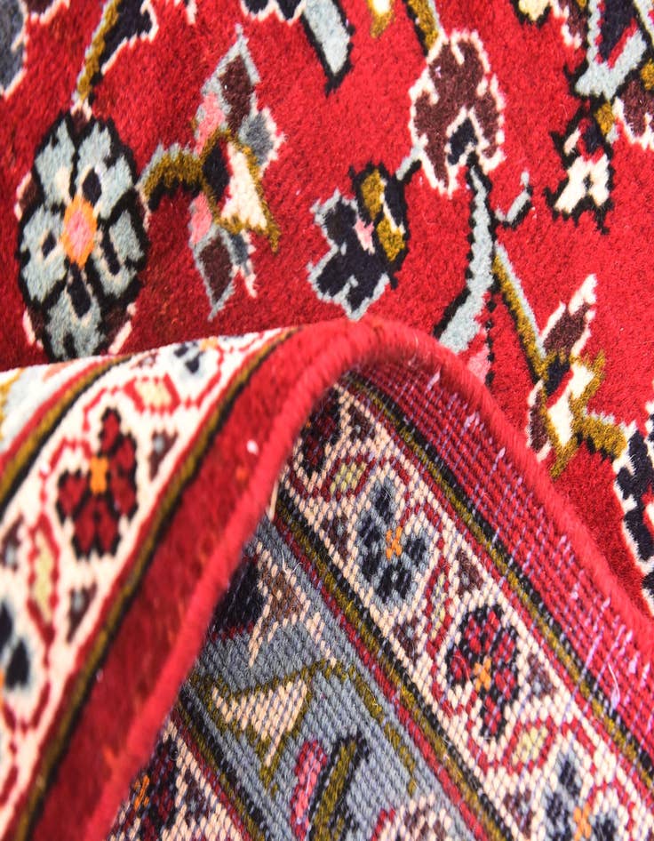 Detail image of  9' 8 x 12' 9  Hand Knotted Kashan Persian Wool Rug