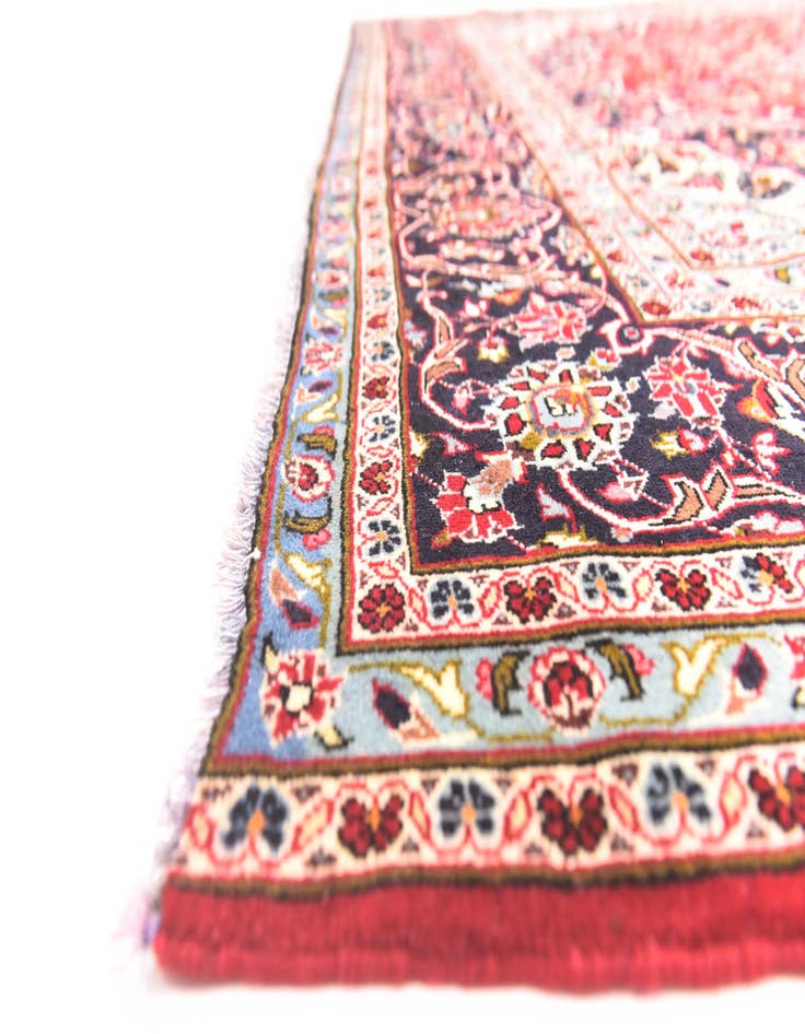 Detail image of  9' 8 x 12' 9  Hand Knotted Kashan Persian Wool Rug