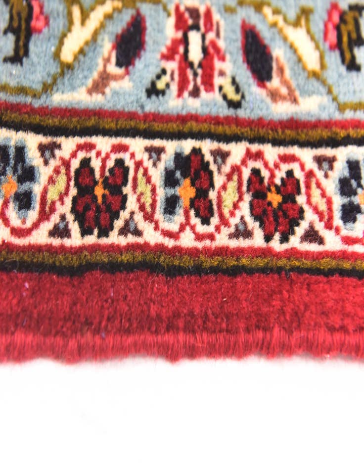 Detail image of  9' 8 x 12' 9  Hand Knotted Kashan Persian Wool Rug