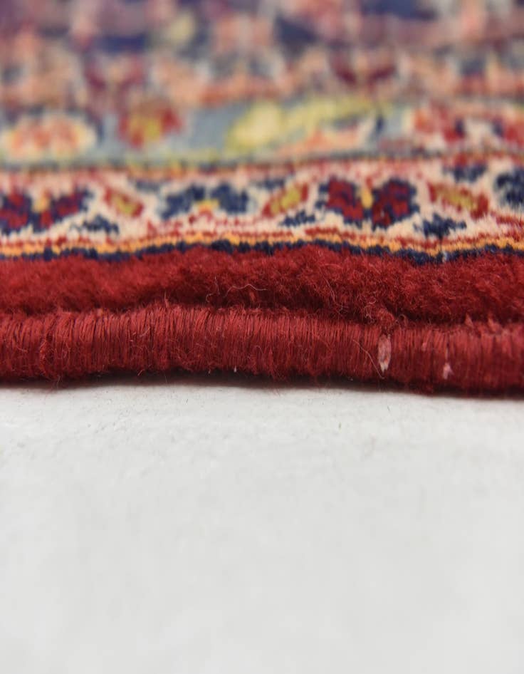 Detail image of  9' 9 x 13' 2  Hand Knotted Kashan Persian Wool Rug