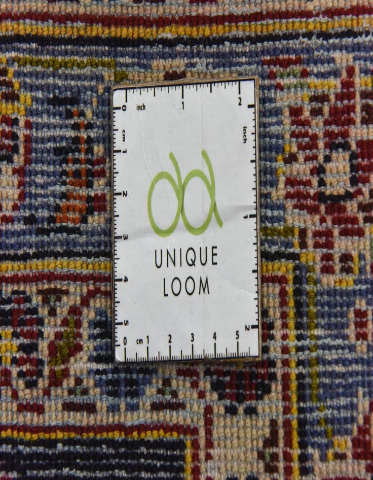 Detail image of  9' 8 x 13' 2  Hand Knotted Kashan Persian Wool Rug