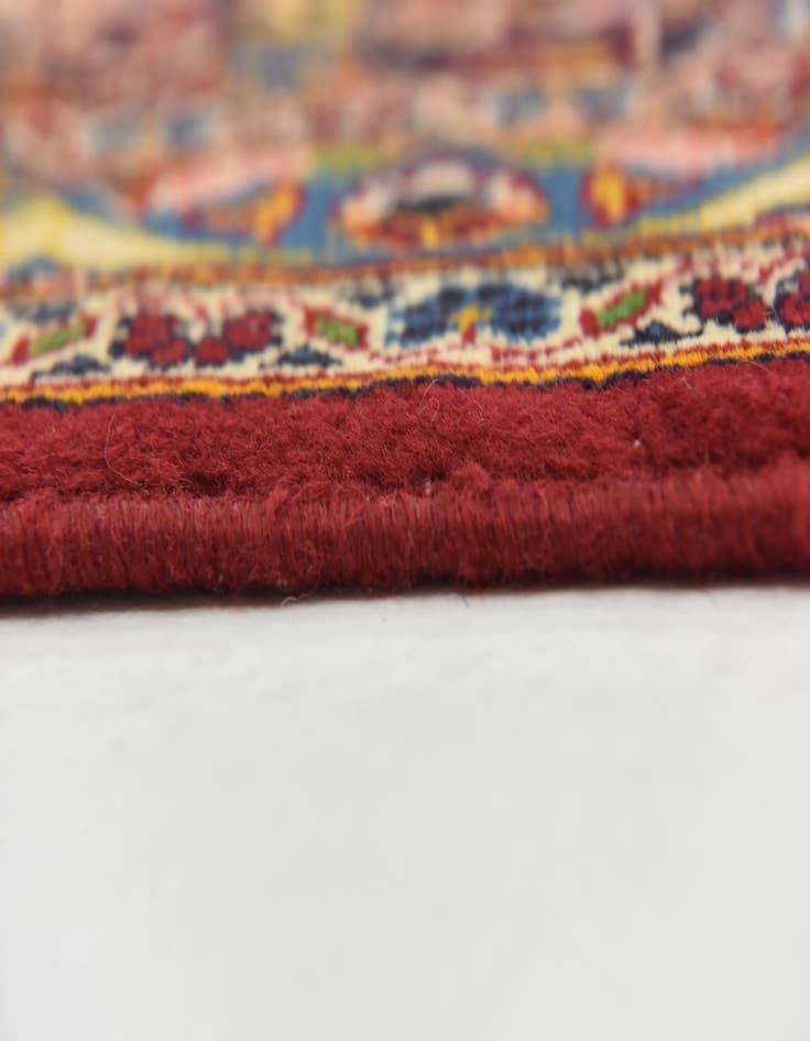 Detail image of  9' 7 x 13' 2  Hand Knotted Kashan Persian Wool Rug