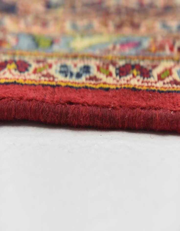 Detail image of  9' 10 x 13' 5  Hand Knotted Kashan Persian Wool Rug