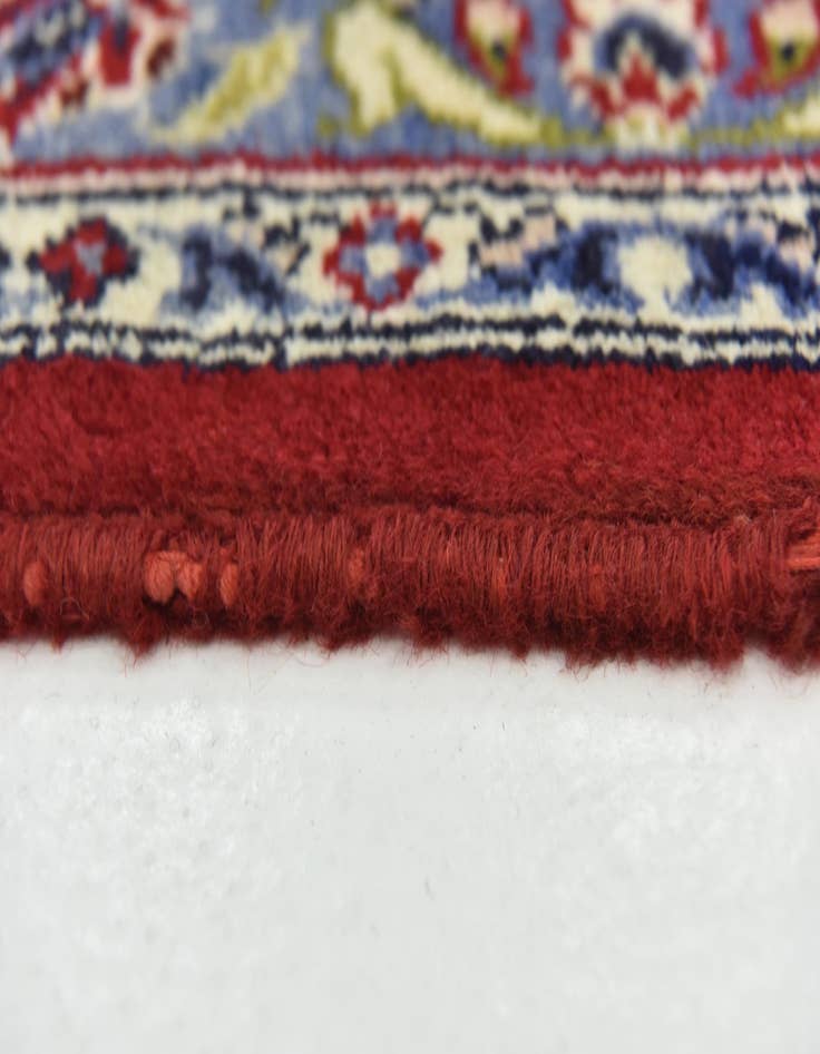 Detail image of  9' 6 x 13' 9  Hand Knotted Kashan Persian Wool Rug