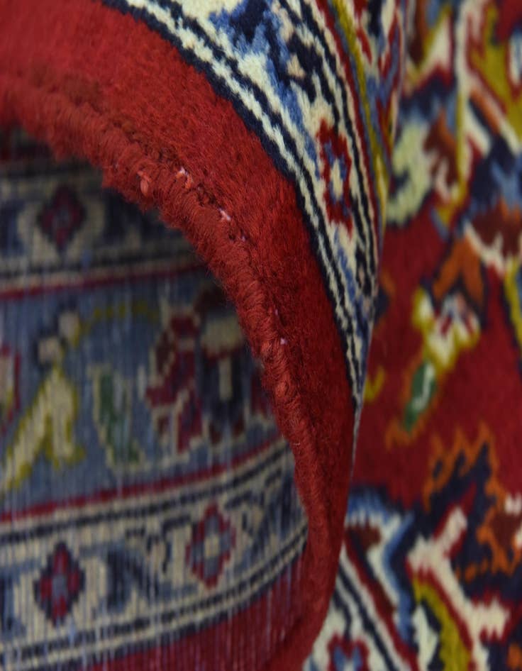 Detail image of  9' 6 x 13' 9  Hand Knotted Kashan Persian Wool Rug