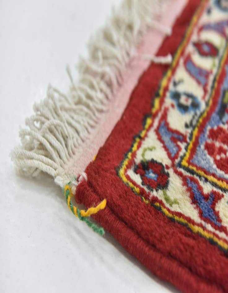 Detail image of  9' 5 x 13'  Hand Knotted Kashan Persian Wool Rug