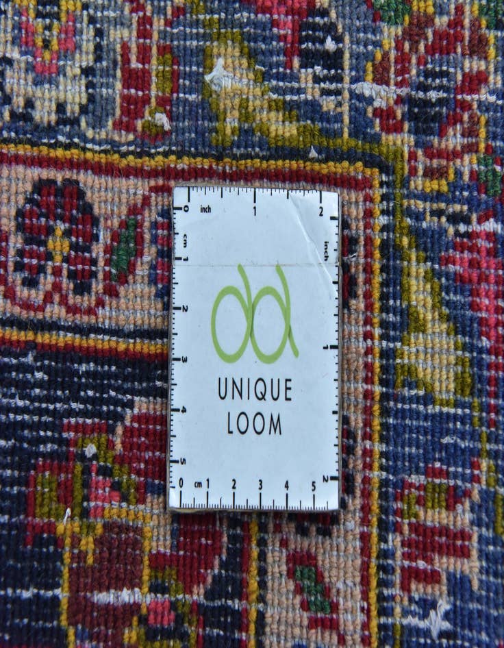 Detail image of  9' 9 x 13'  Hand Knotted Kashan Persian Wool Rug