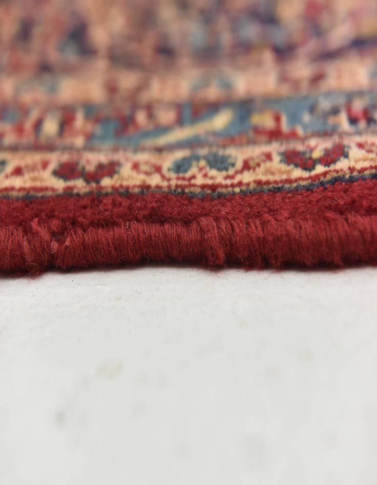 Detail image of  9' 8 x 13' 3  Hand Knotted Kashan Persian Wool Rug