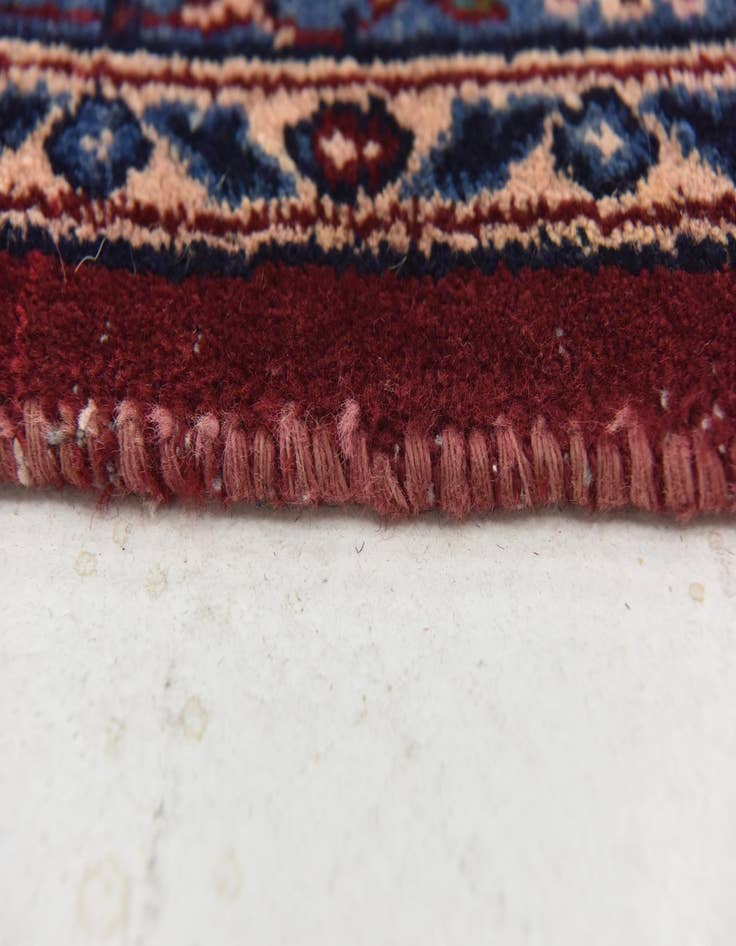 Detail image of  9' 10 x 12' 9  Hand Knotted Kashan Persian Wool Rug