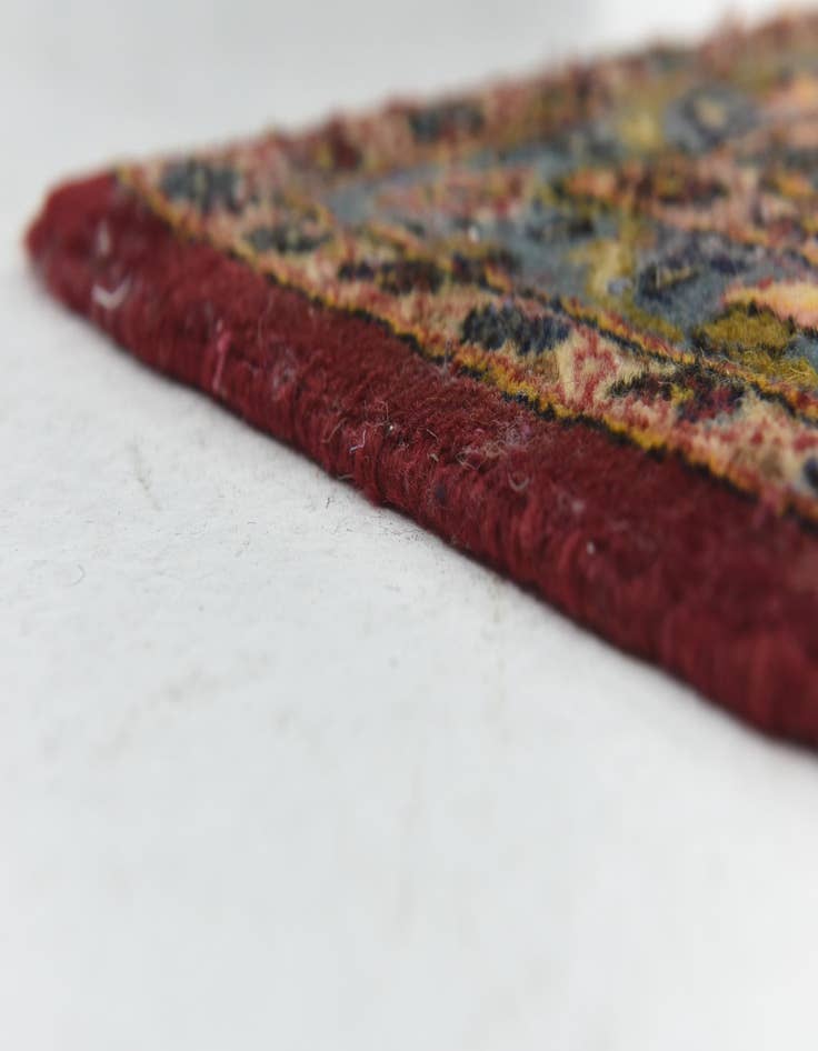 Detail image of  9' 10 x 13' 5  Hand Knotted Kashan Persian Wool Rug