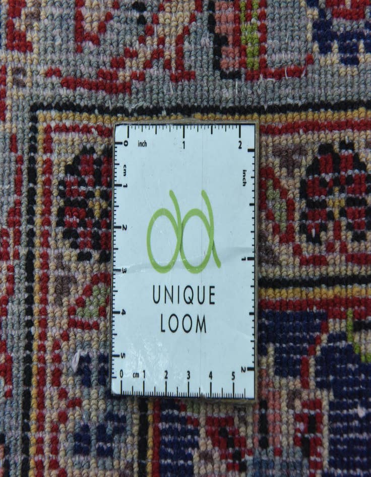 Detail image of  9' 7 x 13'  Hand Knotted Kashan Persian Wool Rug