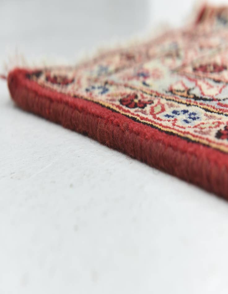 Detail image of  9' 7 x 13'  Hand Knotted Kashan Persian Wool Rug