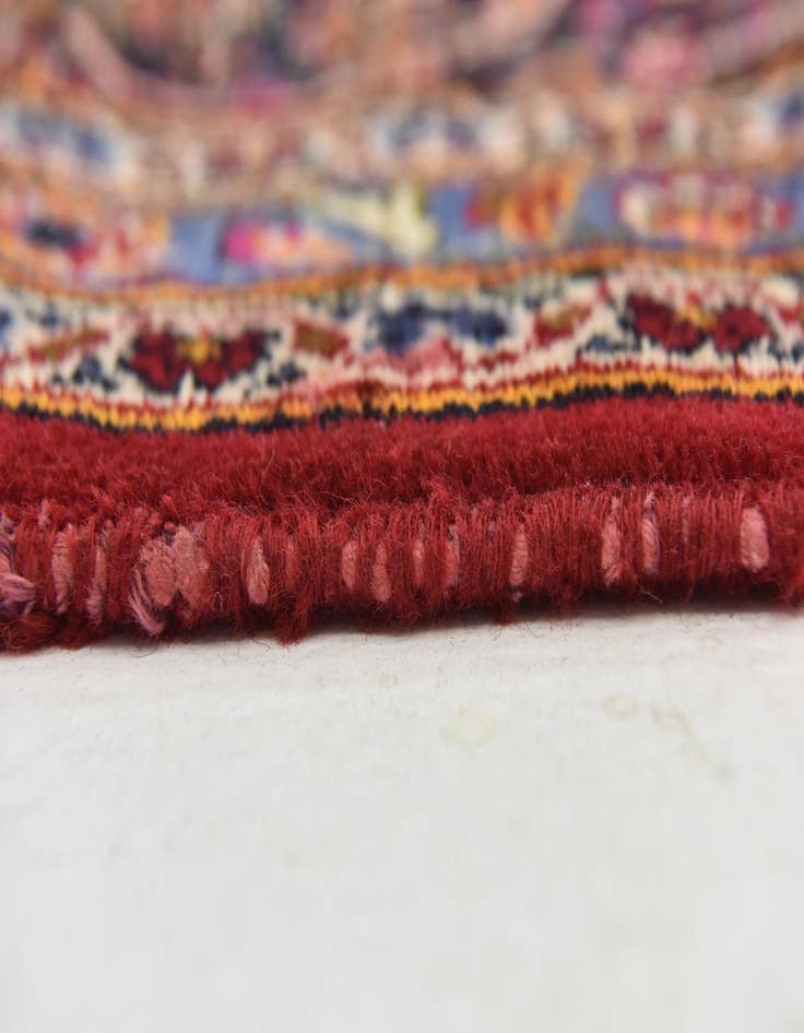 Detail image of  9' 9 x 13' 2  Hand Knotted Kashan Persian Wool Rug