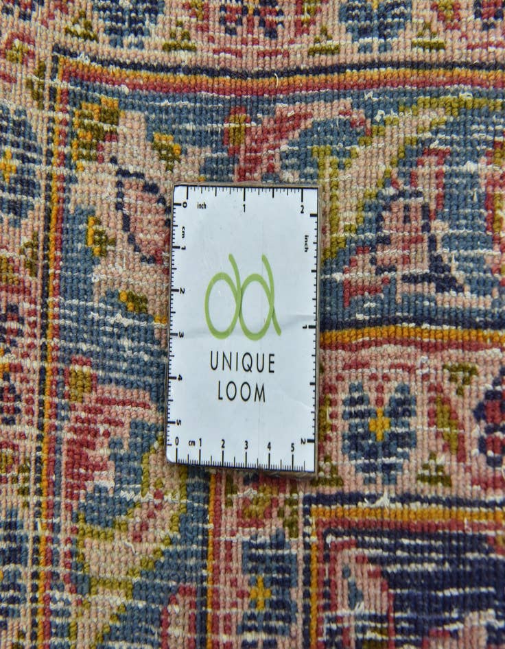 Detail image of  9' 8 x 13' 2  Hand Knotted Kashan Persian Wool Rug