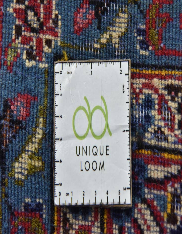 Detail image of  9' 10 x 13'  Hand Knotted Kashan Persian Wool Rug