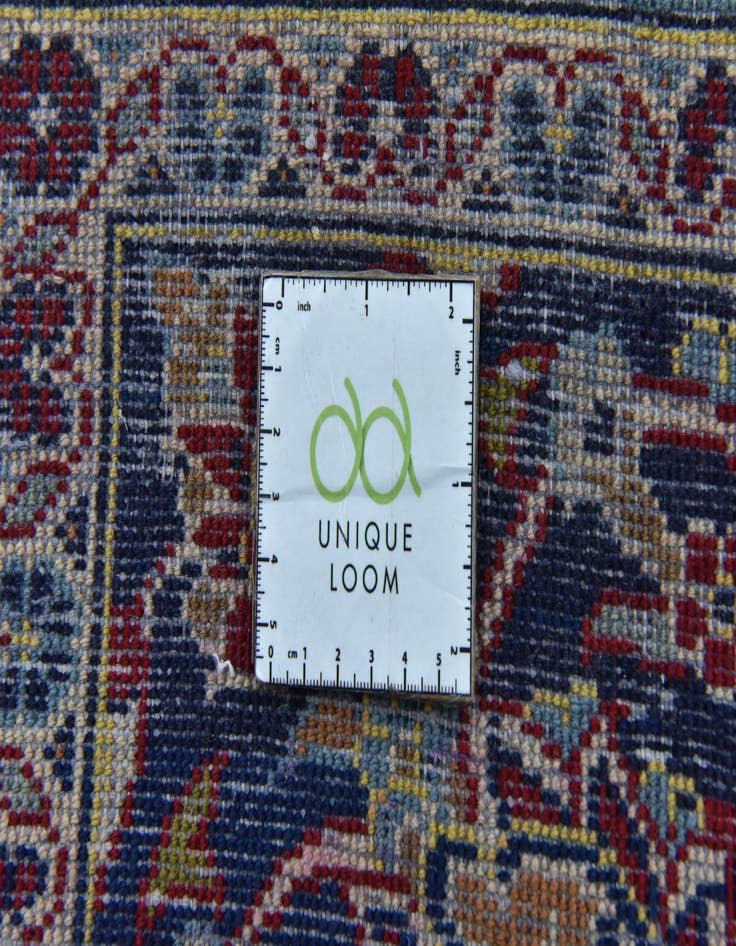 Detail image of  9' 2 x 13'  Hand Knotted Kashan Persian Wool Rug