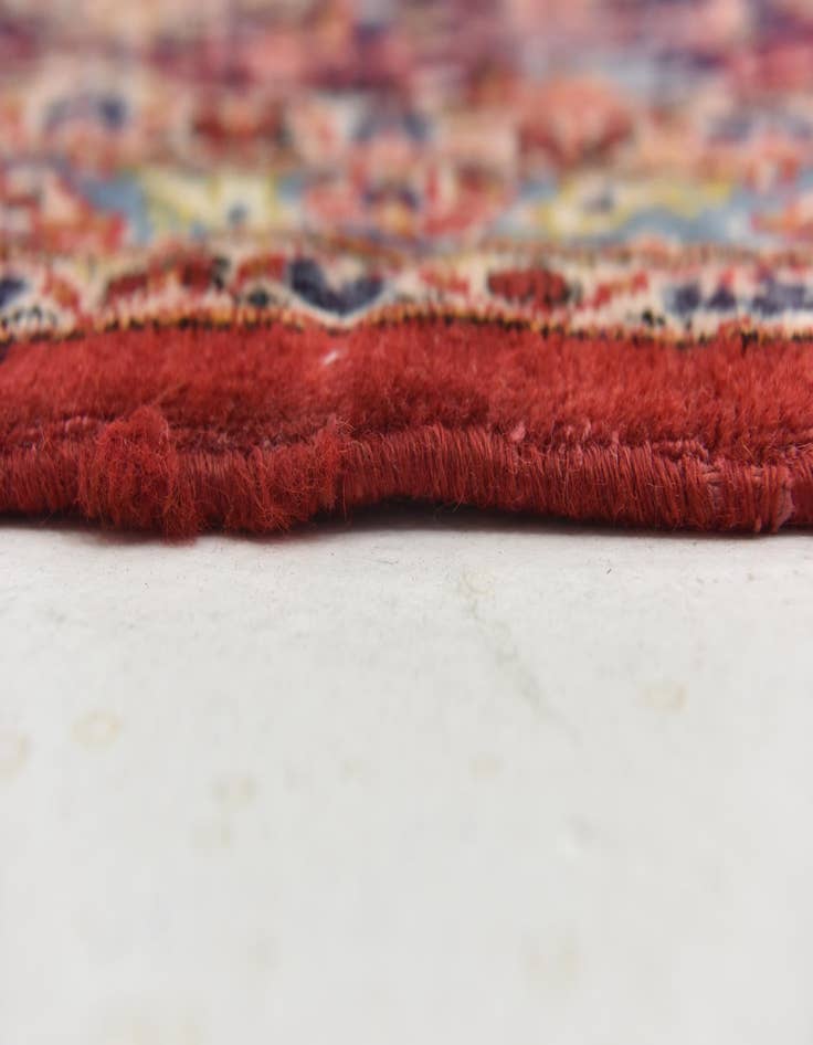 Detail image of  9' 8 x 13' 2  Hand Knotted Kashan Persian Wool Rug