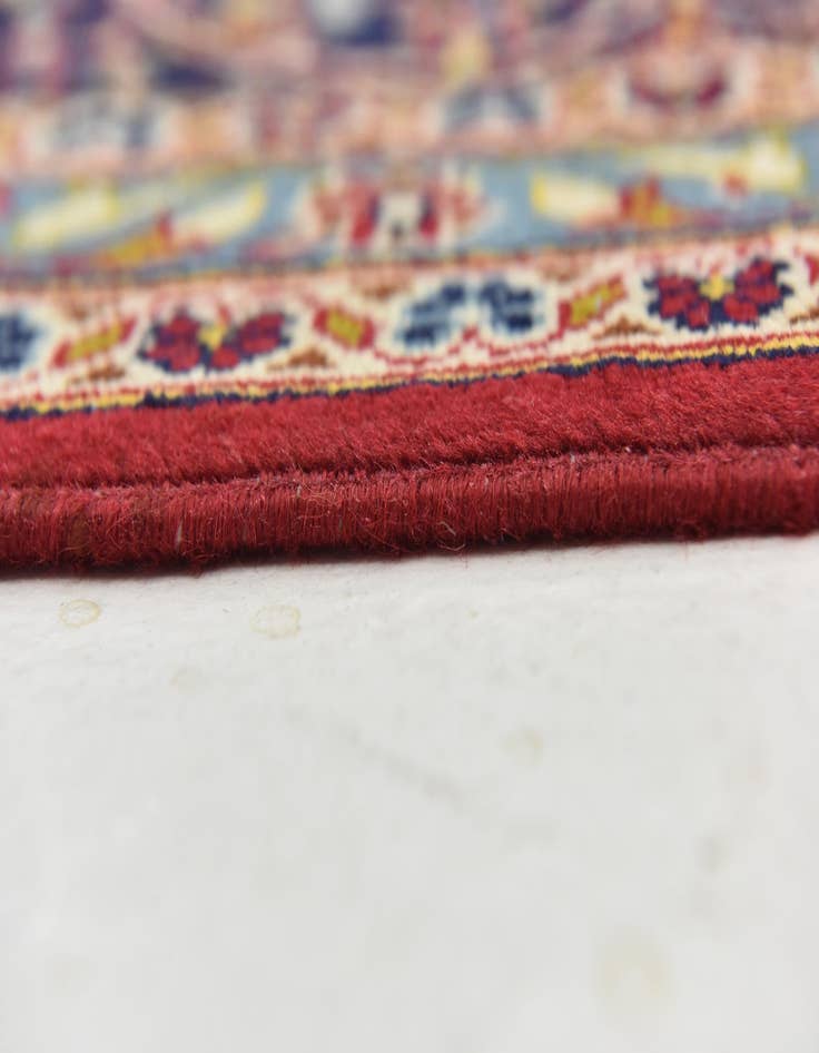 Detail image of  9' 5 x 13' 8  Hand Knotted Kashan Persian Wool Rug