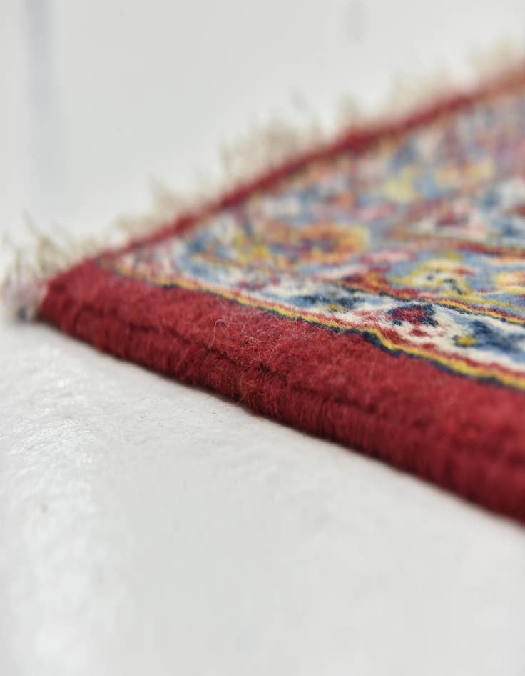 Detail image of  9' 4 x 13' 5  Hand Knotted Kashan Persian Wool Rug