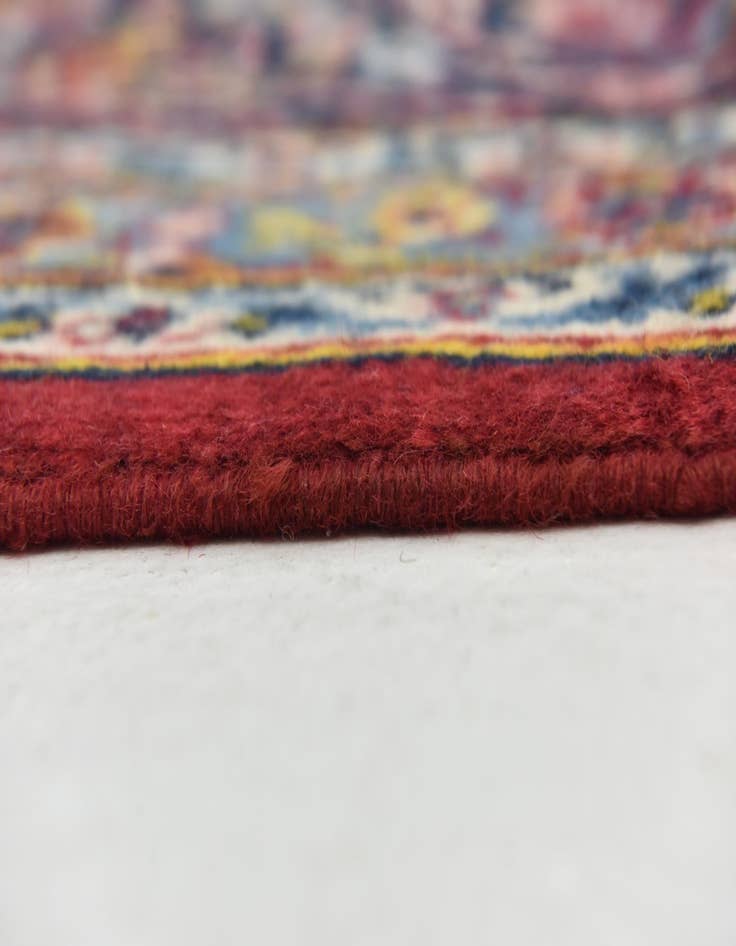 Detail image of  9' 4 x 13' 5  Hand Knotted Kashan Persian Wool Rug