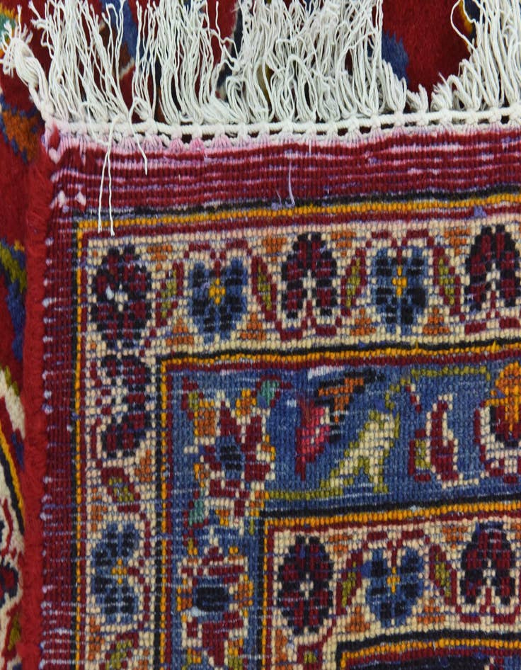 Detail image of  9' 6 x 13' 4  Hand Knotted Kashan Persian Wool Rug