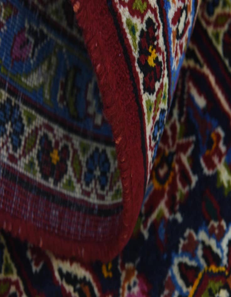 Detail image of  9' 7 x 13' 4  Hand Knotted Kashan Persian Wool Rug