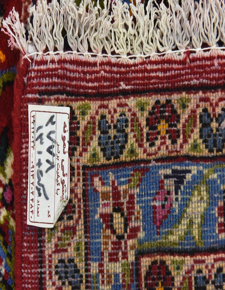 Detail image of  9' 7 x 13' 4  Hand Knotted Kashan Persian Wool Rug