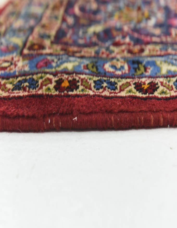 Detail image of  9' 7 x 13' 4  Hand Knotted Kashan Persian Wool Rug