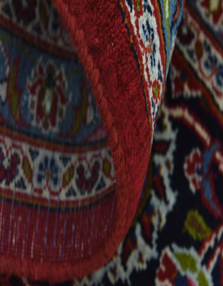 Detail image of  9' 8 x 12' 7  Hand Knotted Kashan Persian Wool Rug