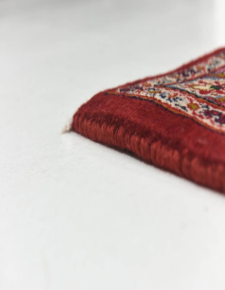 Detail image of  9' 8 x 12' 7  Hand Knotted Kashan Persian Wool Rug