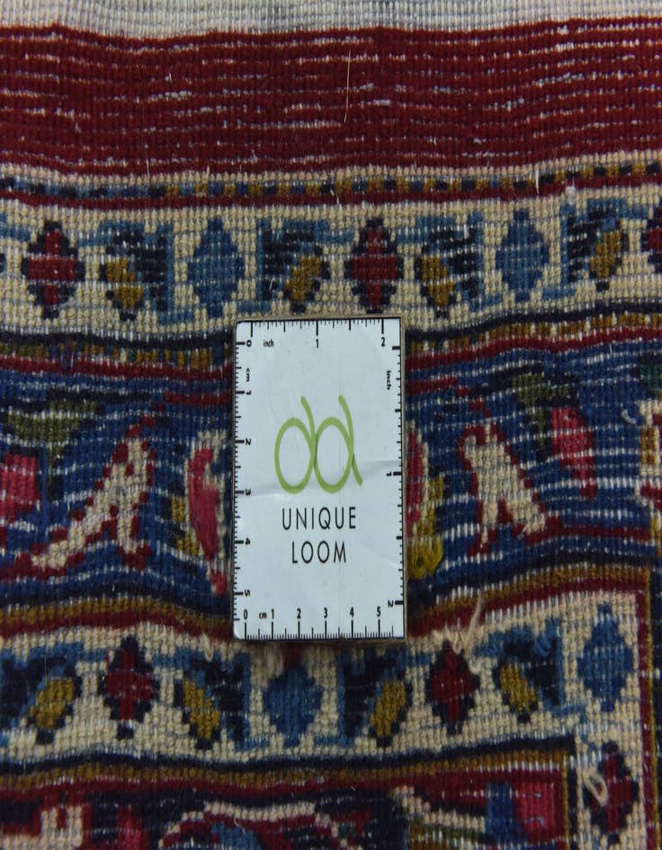 Detail image of  9' 10 x 12' 10  Hand Knotted Kashan Persian Wool Rug