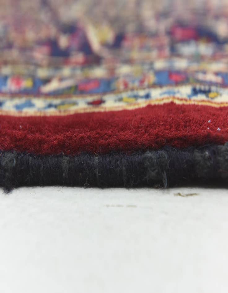 Detail image of  9' 10 x 12' 10  Hand Knotted Kashan Persian Wool Rug