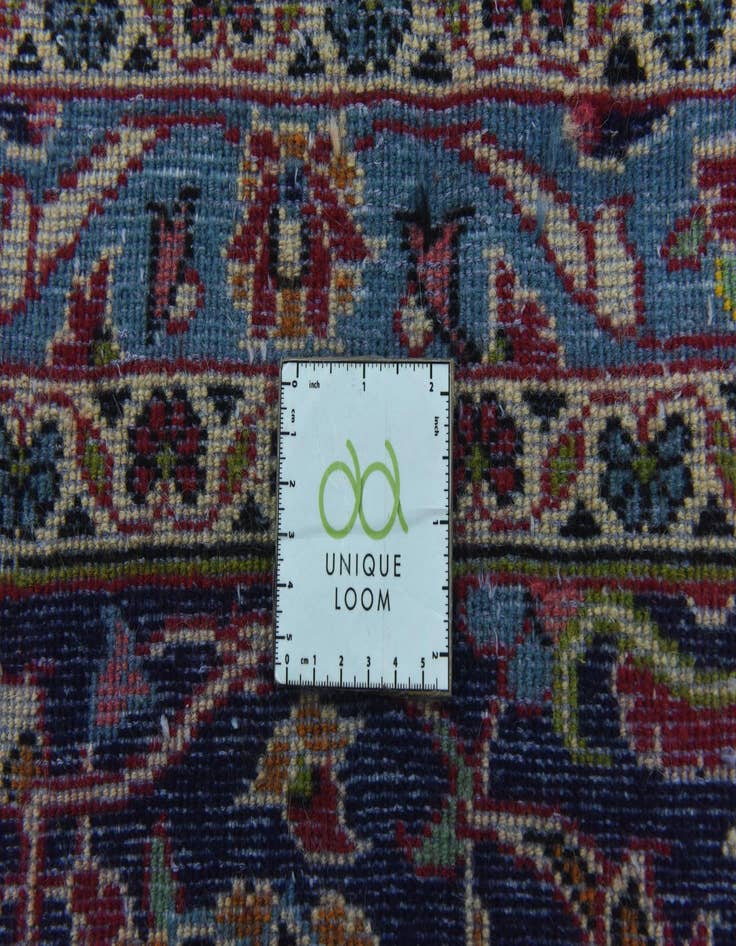 Detail image of  9' 8 x 12' 9  Hand Knotted Kashan Persian Wool Rug