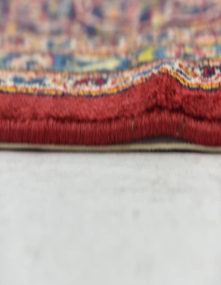 Detail image of  9' 10 x 13' 2  Hand Knotted Kashan Persian Wool Rug