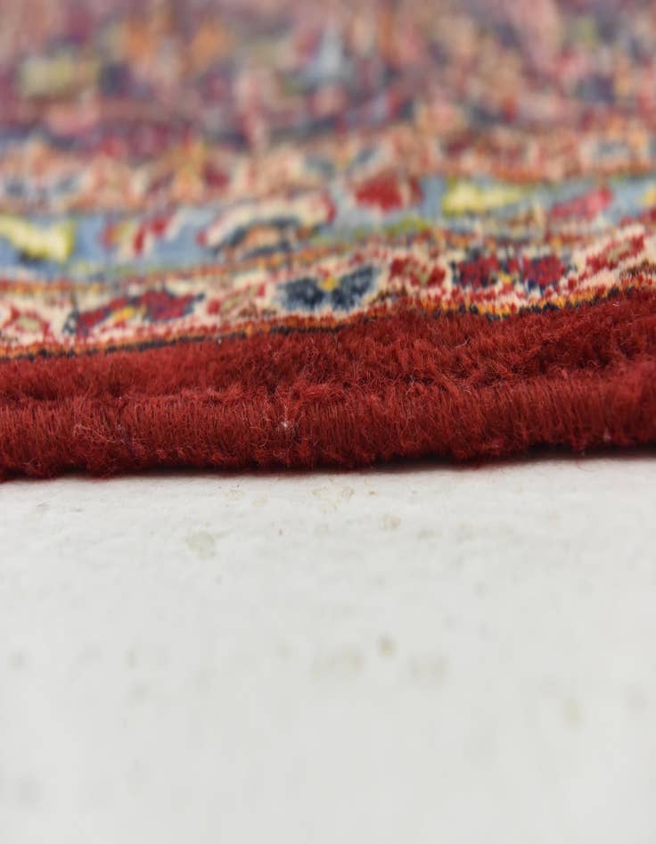 Detail image of  9' 9 x 13' 3  Hand Knotted Kashan Persian Wool Rug