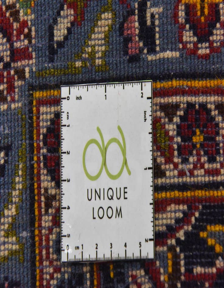 Detail image of  9' 6 x 13' 2  Hand Knotted Kashan Persian Wool Rug