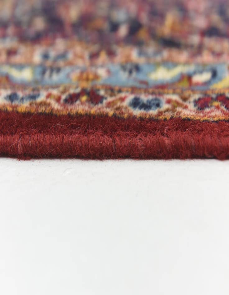 Detail image of  9' 6 x 13' 2  Hand Knotted Kashan Persian Wool Rug