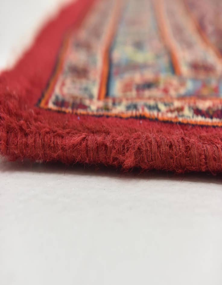 Detail image of  9' 9 x 12' 7  Hand Knotted Kashan Persian Wool Rug