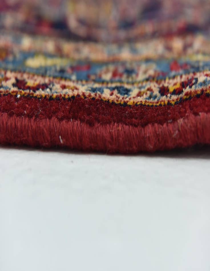 Detail image of  9' 8 x 13' 2  Hand Knotted Kashan Persian Wool Rug