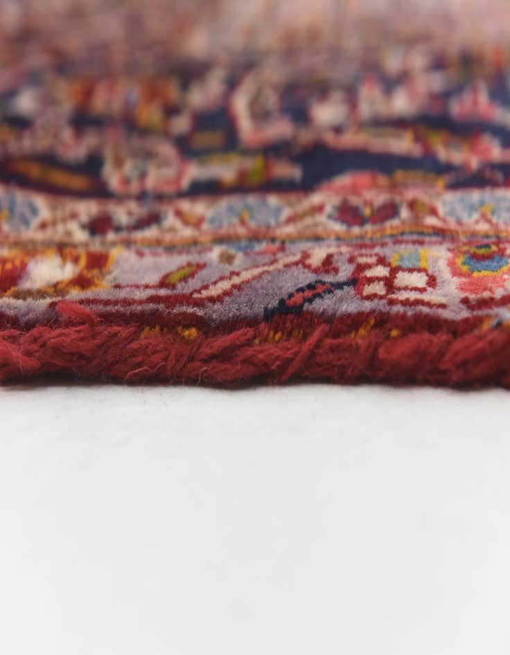 Detail image of  9' 4 x 13' 4  Hand Knotted Kashan Persian Wool Rug