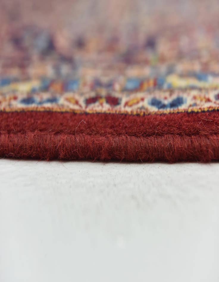 Detail image of  9' 7 x 13' 2  Hand Knotted Kashan Persian Wool Rug