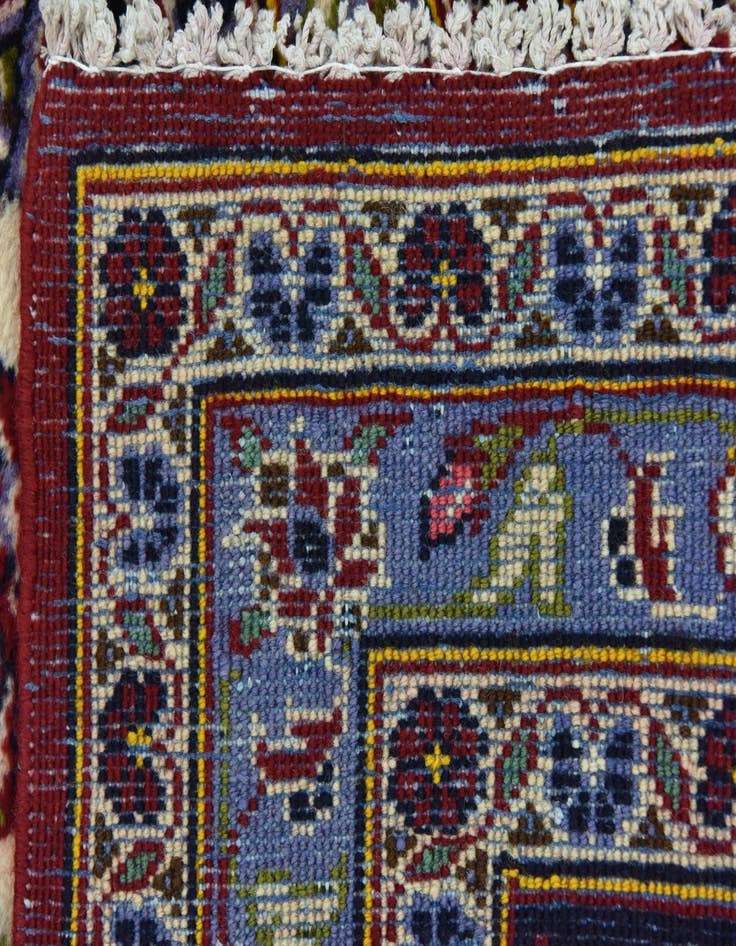 Detail image of 9' 9 x 14' 2 Hand Knotted Kashan Persian Wool Rug