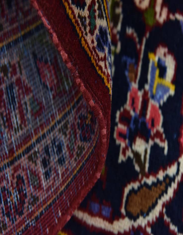 Detail image of 9' 9 x 14' 2 Hand Knotted Kashan Persian Wool Rug