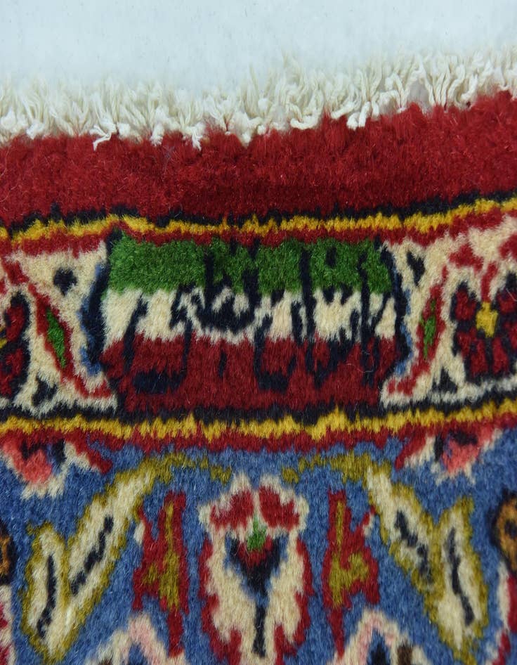 Detail image of  9' 7 x 13' 6  Hand Knotted Kashan Persian Wool Rug