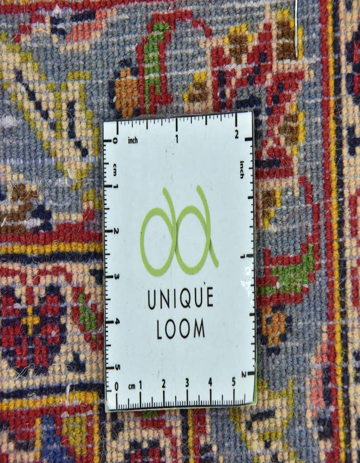 Detail image of  9' 7 x 13' 6  Hand Knotted Kashan Persian Wool Rug