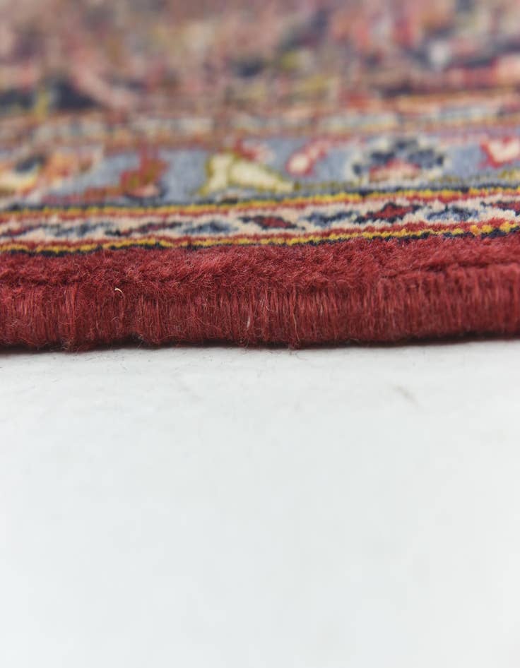 Detail image of  9' 9 x 12' 10  Hand Knotted Kashan Persian Wool Rug