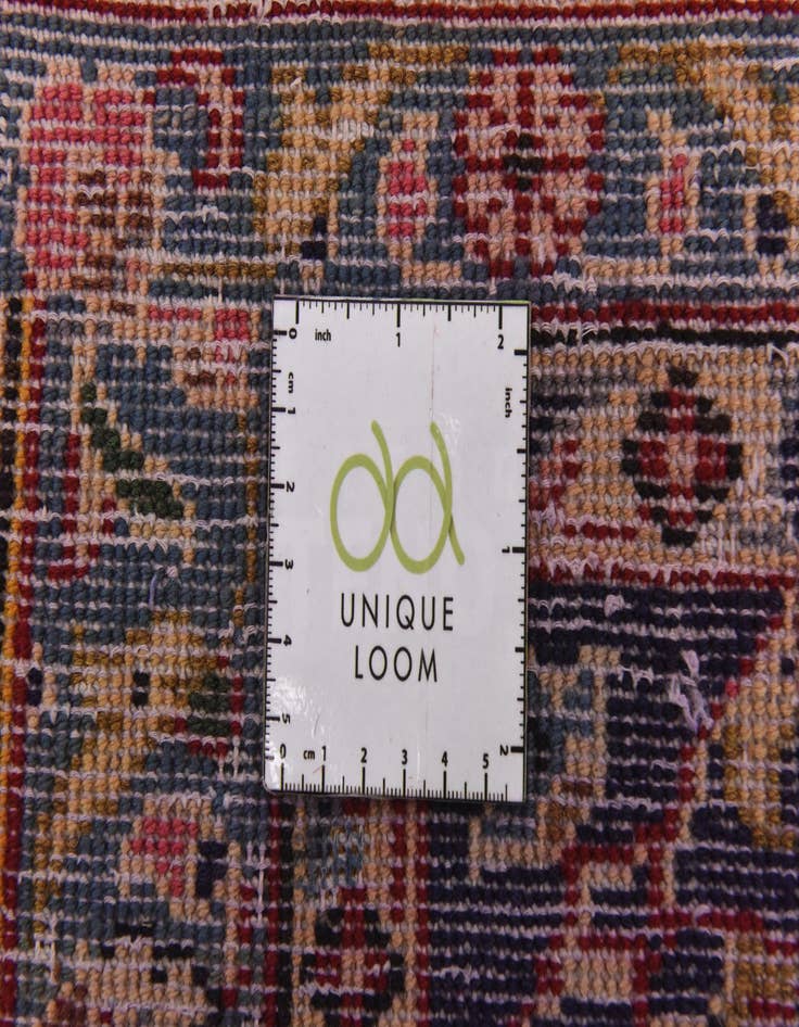 Detail image of  9' 6 x 12' 8  Hand Knotted Kashan Persian Wool Rug